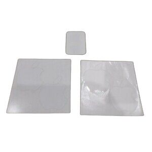 Apple Logo Decal Stickers, White, Lot of 6, Authentic Genuine Apple